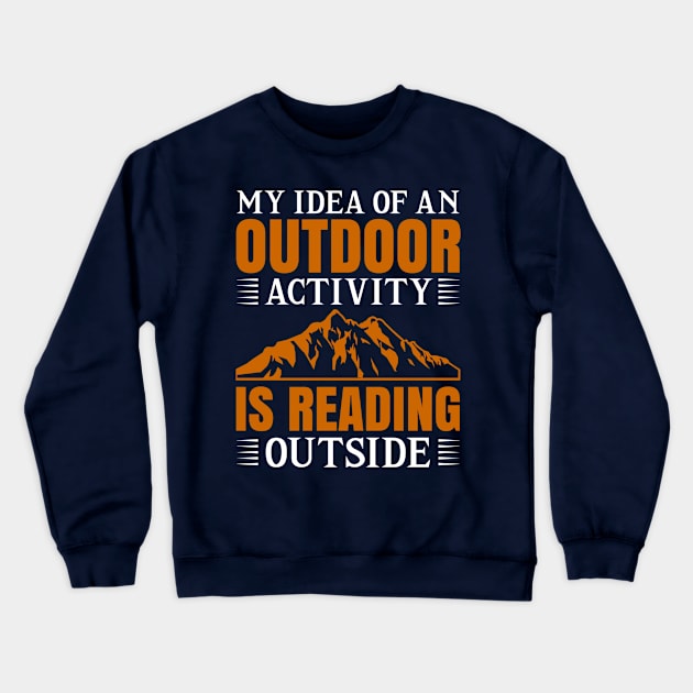 Outdoors Crewneck Sweatshirt by Usea Studio